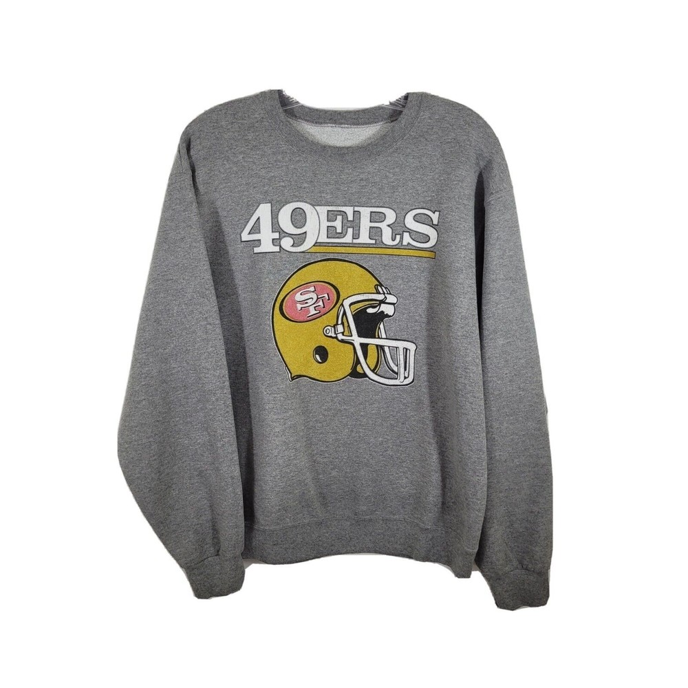 San Francisco 49ers Crewneck Sweatshirt Gray size Large no brand